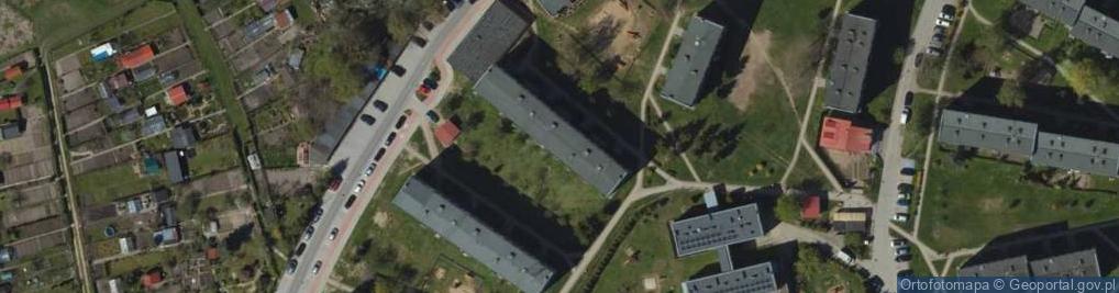 Zdjęcie satelitarne Gospodarstwo Rolne Halina Malazdra Tadeusz Malazdra