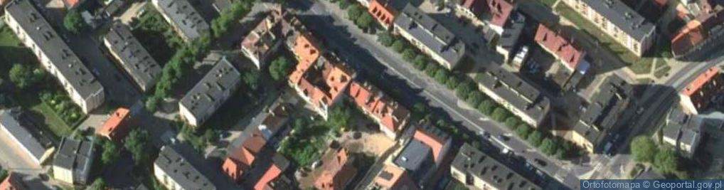 Zdjęcie satelitarne Gospodarstwo Rolne Jerzy Brzuzy
