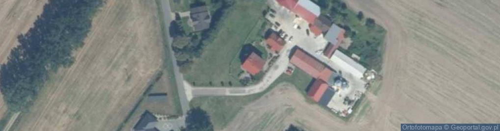 Zdjęcie satelitarne Gospodarstwo Rolne Mariusz Burny