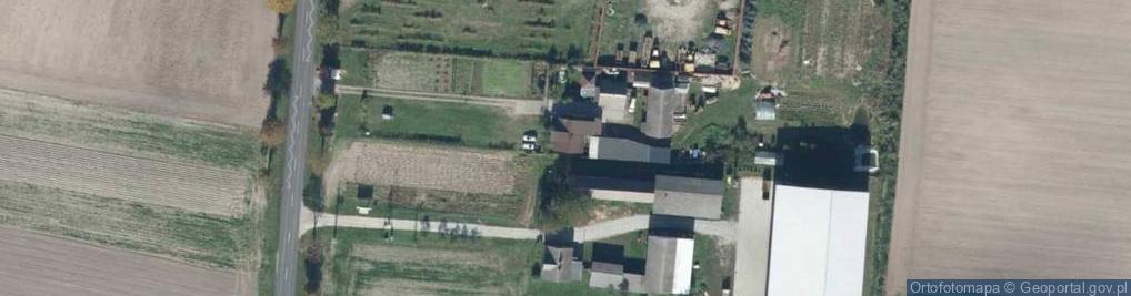 Zdjęcie satelitarne Gospodarstwo Rolne Roman Zieliński