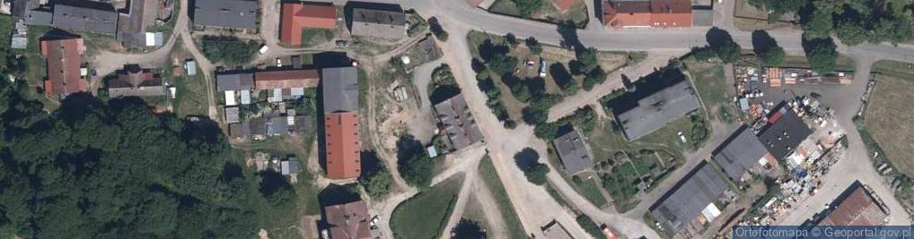 Zdjęcie satelitarne Gospodarstwo Rolne Stacja Benzynowa Import Eksport