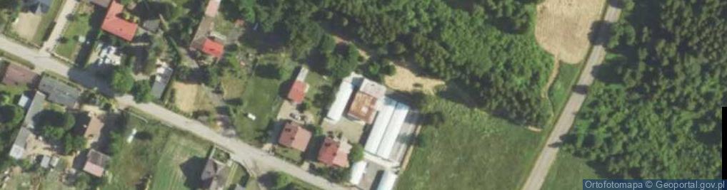 Zdjęcie satelitarne Gospodarstwo Rolne Uprawa Pieczarek Inż Bogdan Ociepka