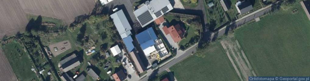 Zdjęcie satelitarne Gospodarstwo Rolne Uprawa Pieczarek Stanisław Dubaniewicz