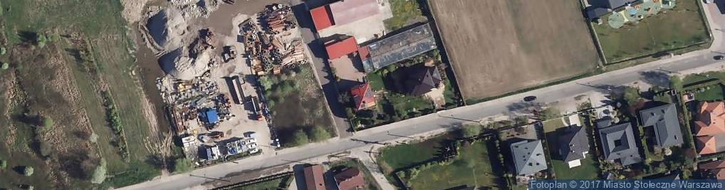 Zdjęcie satelitarne Gospodarstwo Rolno Ogrodnicze Grądziel Ewa i Tadeusz