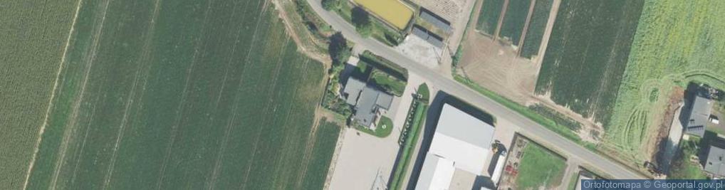Zdjęcie satelitarne Gospodarstwo Rolno Warzywne Przemysław Bęcki