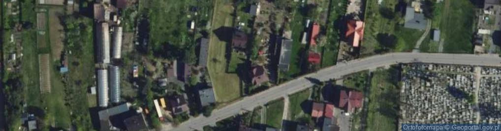 Zdjęcie satelitarne Grabarstwo