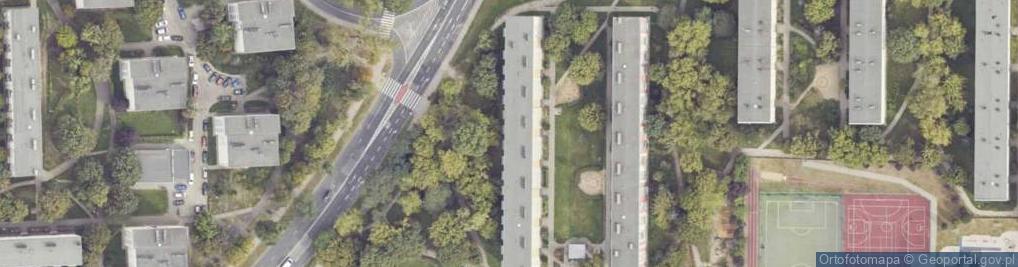 Zdjęcie satelitarne Grażyna Handel BR Przemysłowa Podlas Stanisława Grażyna