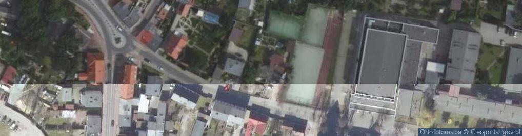 Zdjęcie satelitarne Grodziska Hala Sportowa