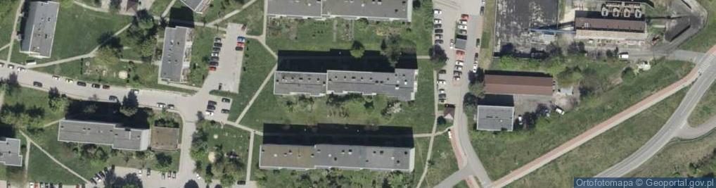 Zdjęcie satelitarne Grzegorz Chłosta Usługi BHP i PPOŻ