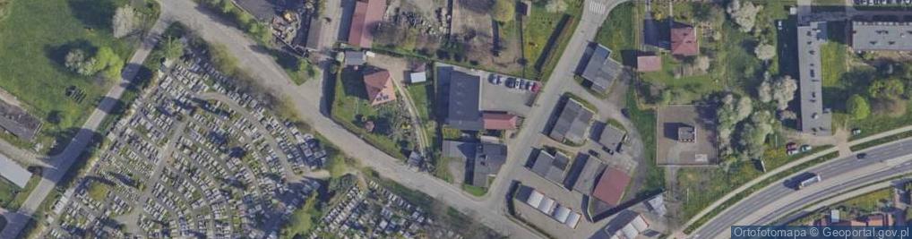 Zdjęcie satelitarne Grzegorz Dębiec Firma Handlowo-Usługowa Dębiec