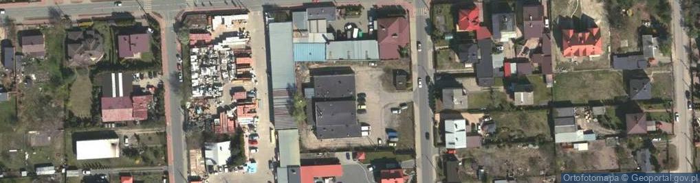 Zdjęcie satelitarne Grzegorz Osiński Zakład Produkcyjno - Handlowy