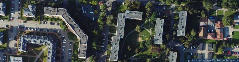 Zdjęcie satelitarne Grzegorz Wolak Biuro Projektów i Realizacji Budownictwa Konstruktor