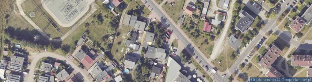 Zdjęcie satelitarne GTK Polska Transport i Spedycja Międzynarodowa Paweł Michał Szady Grodzisk Wielkopolski