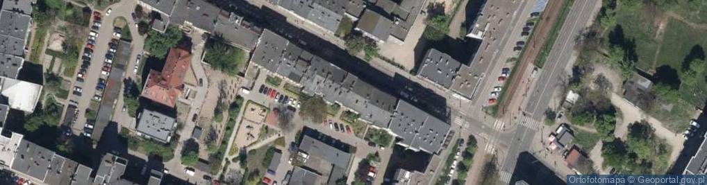 Zdjęcie satelitarne Gwóźdź B., Wrocław