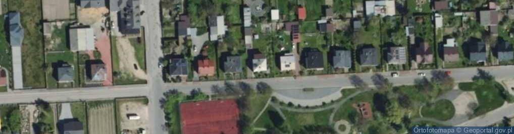 Zdjęcie satelitarne Halina Mostowska Zakład Produkcyjno Usługowo Handlowy Halina
