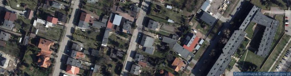 Zdjęcie satelitarne Halina Teresa Dąbrowska Dawro Łódź Mroźna 6