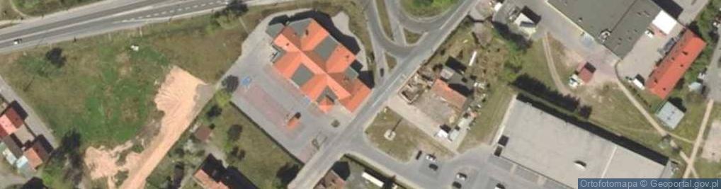 Zdjęcie satelitarne Hand Art Przemysłowymi Obwoźny i Stały Krystyna Sakowska Łakota