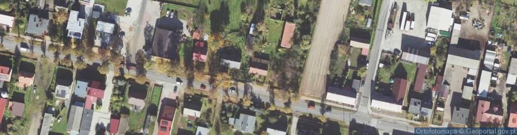 Zdjęcie satelitarne Handel Art Przemysłowymi Chemii Gosp i Prasy Ewa Warga i Czesława Bilska