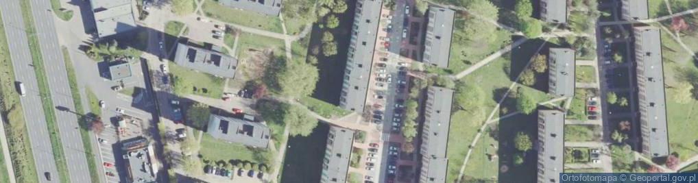 Zdjęcie satelitarne Handel Art Przemysłowymi Leszno