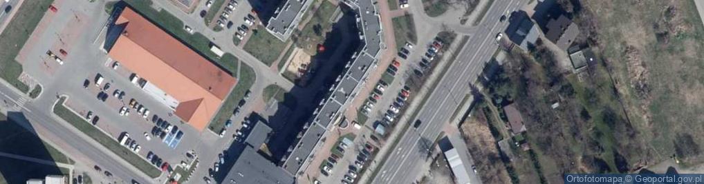 Zdjęcie satelitarne Handel Art.Przemysłowymi Szyszka Maciej