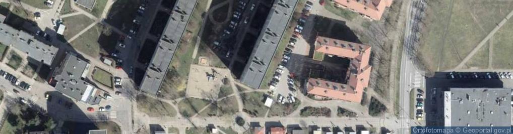 Zdjęcie satelitarne Handel Art.Przemysłowymi Zmarzła Marianna