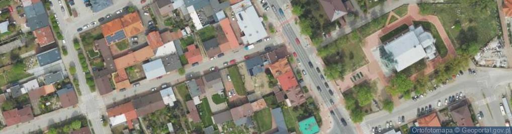 Zdjęcie satelitarne Handel Art Przemysłowymi