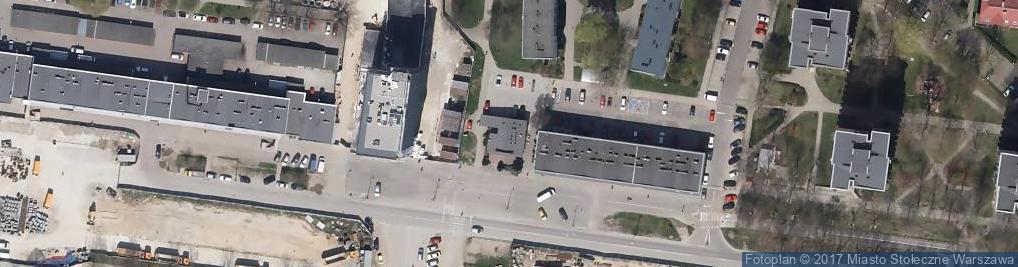 Zdjęcie satelitarne Handel Art Przemysłowymi