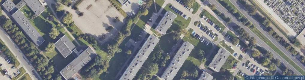 Zdjęcie satelitarne Handel Art Przemysłowymi