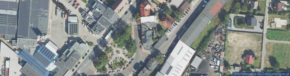 Zdjęcie satelitarne Handel Art Przemysłowymi