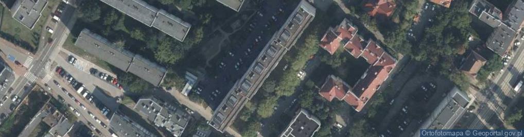 Zdjęcie satelitarne Handel Art Przemysłowymi