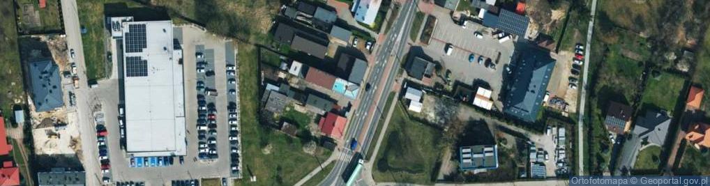 Zdjęcie satelitarne Handel Art Rolno Spożywczymi Przemysł Hurt Det Exp Imp