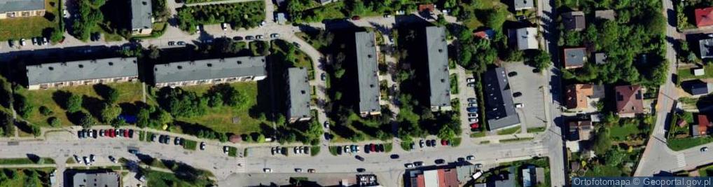 Zdjęcie satelitarne Handel Art Spożywcze Warzywa Owoce