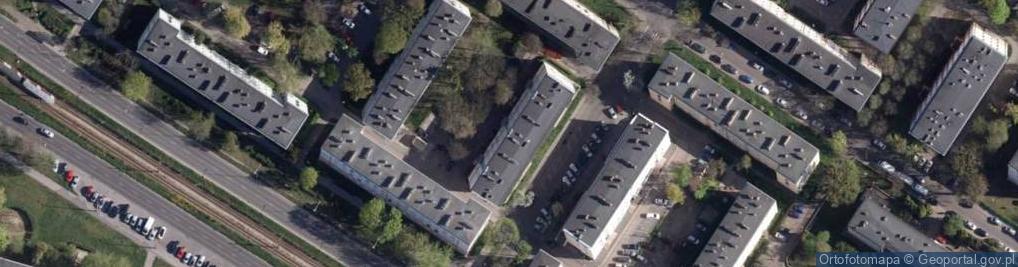 Zdjęcie satelitarne Handel Art Wyposażenia Mieszkań w T Cholerzyńscy SP Cywilna