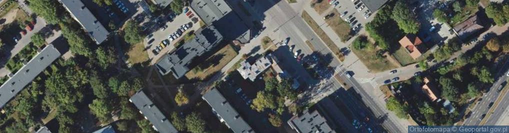 Zdjęcie satelitarne Handel Artyk Konsumpc Rozbudowa Sieci Dystryb Kleosin