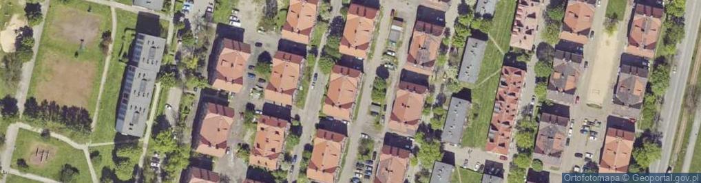 Zdjęcie satelitarne Handel Artyk Przemysłowymi Dystrybucja Pośrednictwo Handel