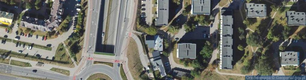 Zdjęcie satelitarne Handel Artykułami Przemysłowymi Evart