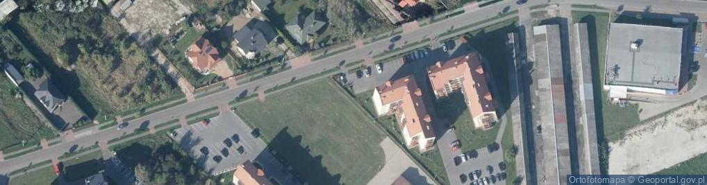 Zdjęcie satelitarne Handel Artykułami Rolnymi, Transport Wiesław Muzyka