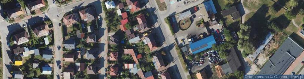 Zdjęcie satelitarne Handel Artykułami Spożywczo Przemysłowymi Brzosko