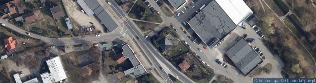 Zdjęcie satelitarne Handel Detal Hurtowy Okrężny Art Przemysłowymi