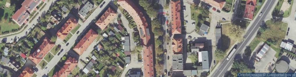 Zdjęcie satelitarne Handel Detaliczny Art.Spożywczymi i Przemysłowymi Brzegowy Edward