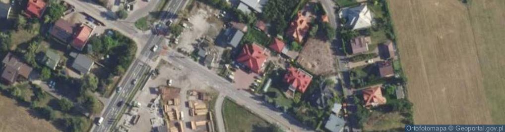 Zdjęcie satelitarne Handel Detaliczny Artykułami Spożywczo Przemysłowymi Tadeusz Mieszała