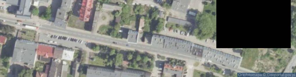 Zdjęcie satelitarne Handel Detaliczny i Hurtowy Artykułami Spożywczymi
