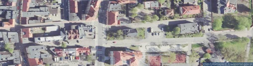 Zdjęcie satelitarne Handel Detaliczny Kiosk Ruch Leszno