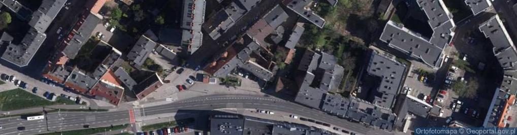 Zdjęcie satelitarne Handel Detaliczny Kiosk Ruch Szczecińska Urszula