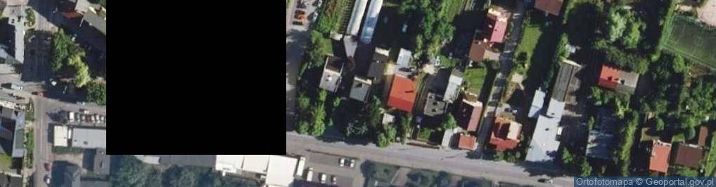 Zdjęcie satelitarne Handel Detaliczny Obwoźny i Hurtowy Art Przemysłowymi Zawadzja Mirosława