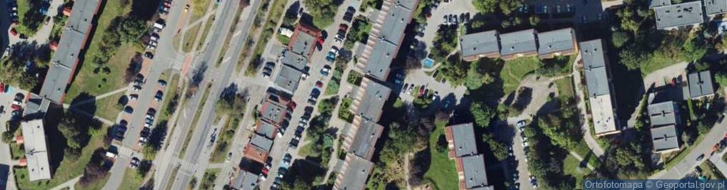 Zdjęcie satelitarne Handel Detaliczny