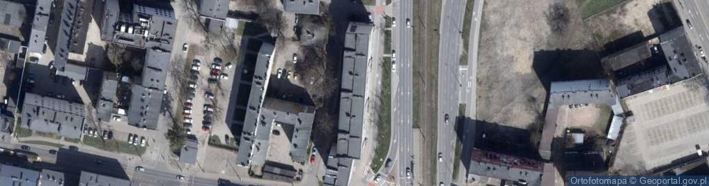 Zdjęcie satelitarne Handel Hurt Detal Obwoźny