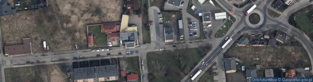 Zdjęcie satelitarne Handel Hurt Okręż Art Przem Pośred Handl Market Exp Imp Dziubałtowska J
