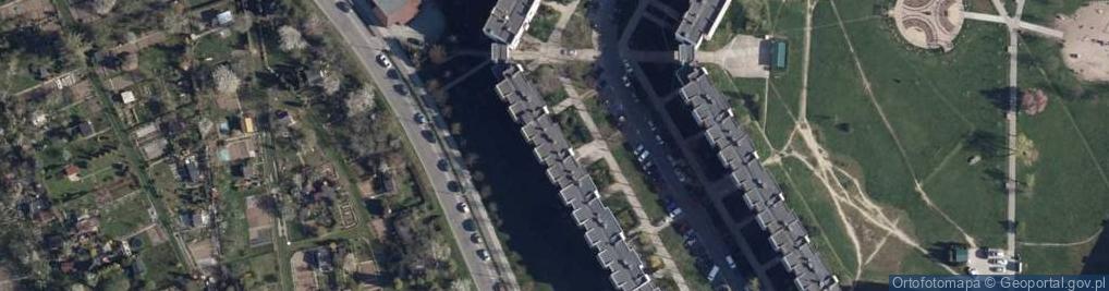 Zdjęcie satelitarne Handel Hurtowy Odzieżą