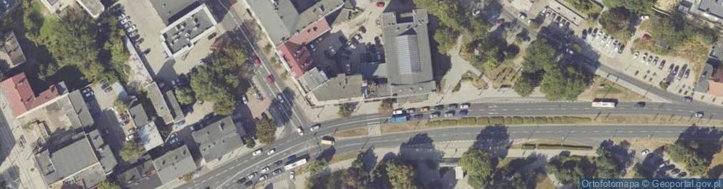 Zdjęcie satelitarne Handel i Usługi z Maliński S Maliński